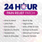 Luminas Pain Relief Patch - Fast Acting and Long Lasting Pain Patch