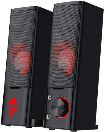 PC Gaming Speakers, 2.0 Channel Stereo Desktop Computer