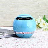 Ball Bluetooth speaker with LED light portable wireless