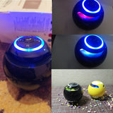 Ball Bluetooth speaker with LED light portable wireless