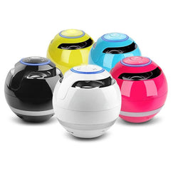 Ball Bluetooth Speaker With LED Light Portable Wireless