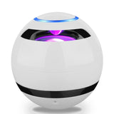 Ball Bluetooth Speaker With LED Light Portable Wireless