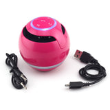 Ball Bluetooth Speaker With LED Light Portable Wireless