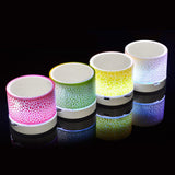 Wireless Bluetooth Colorful Light Small Crack Sound Speaker